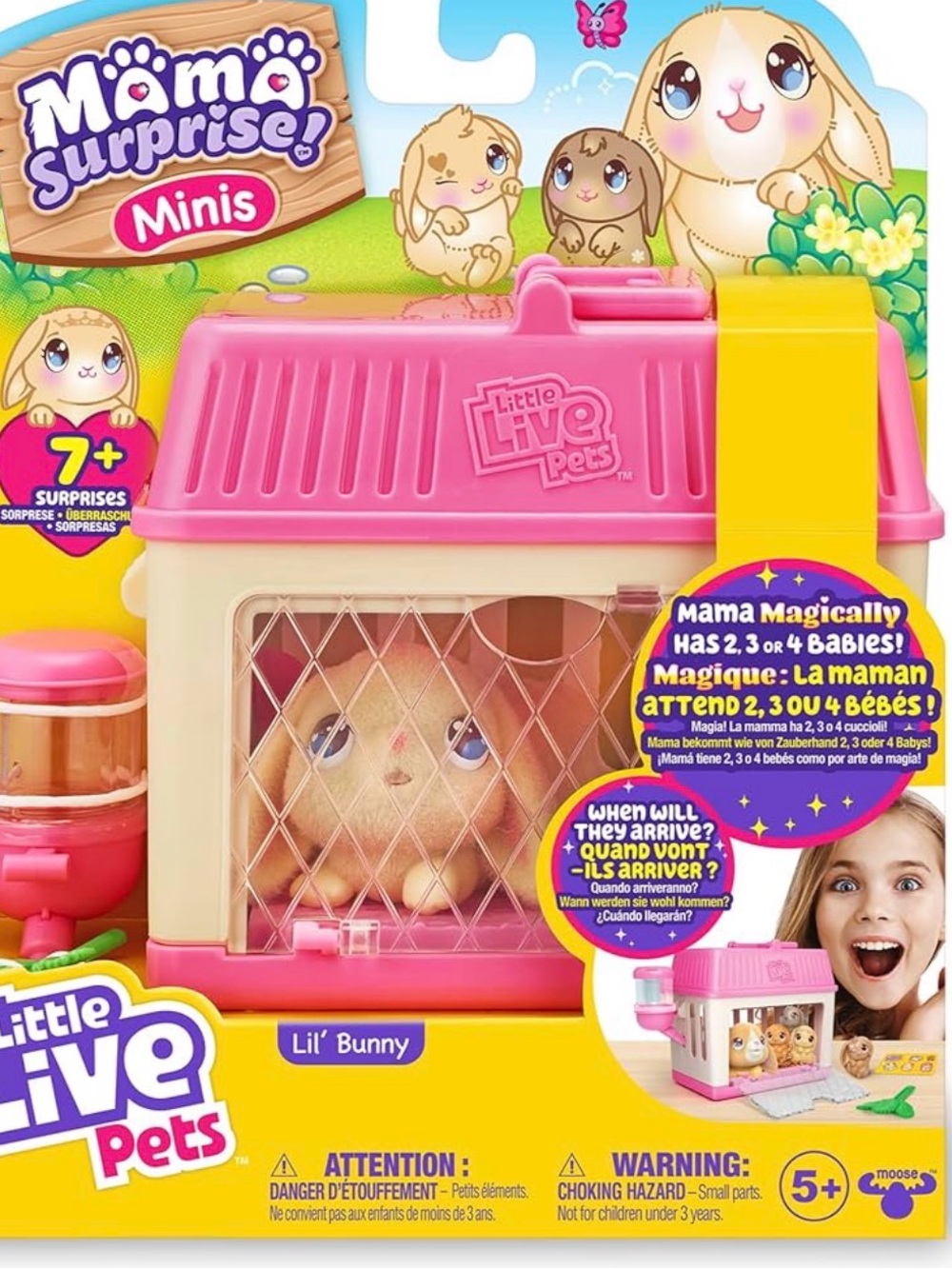 Lil' Bunny Playset - Pink and Cream